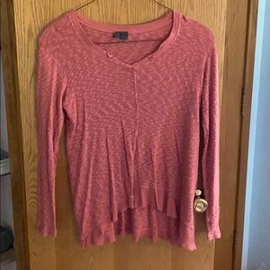 Left of Center Burnt Orange Longsleeve